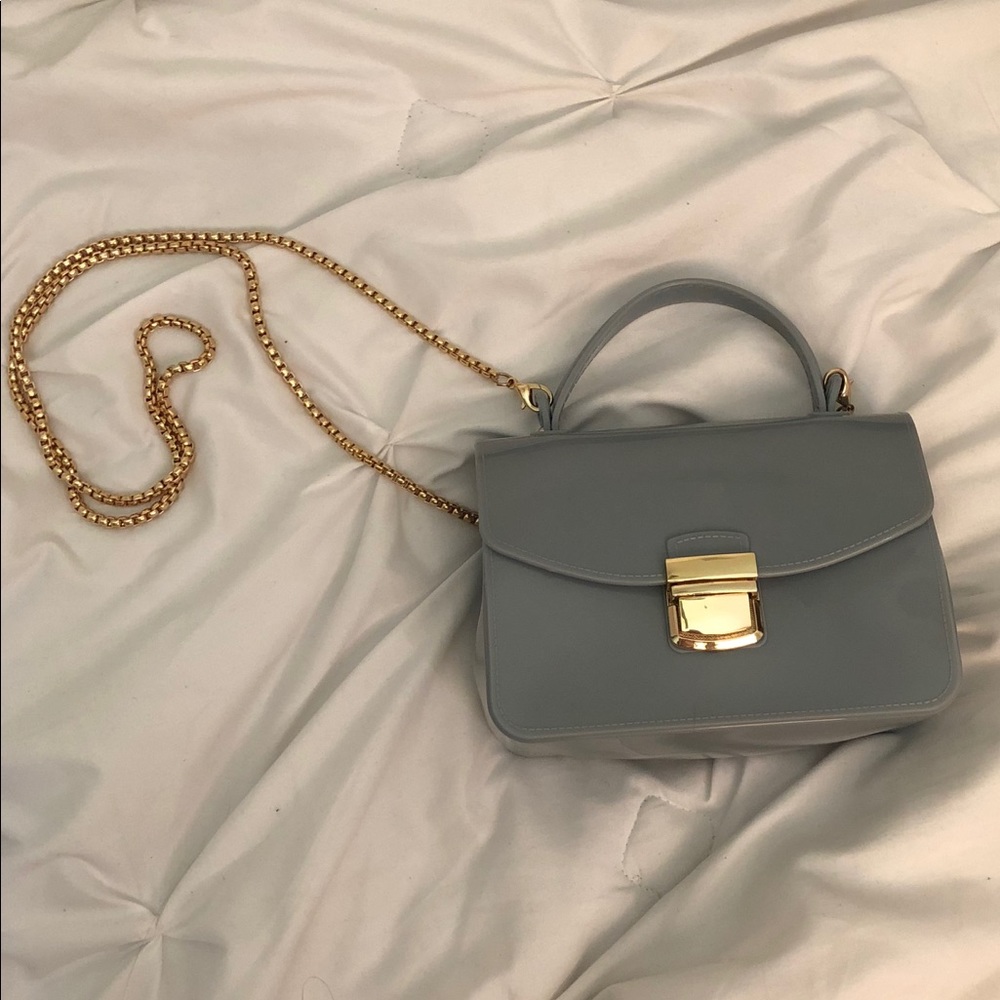 Baby blue jelly purse - Picture 4 of 5